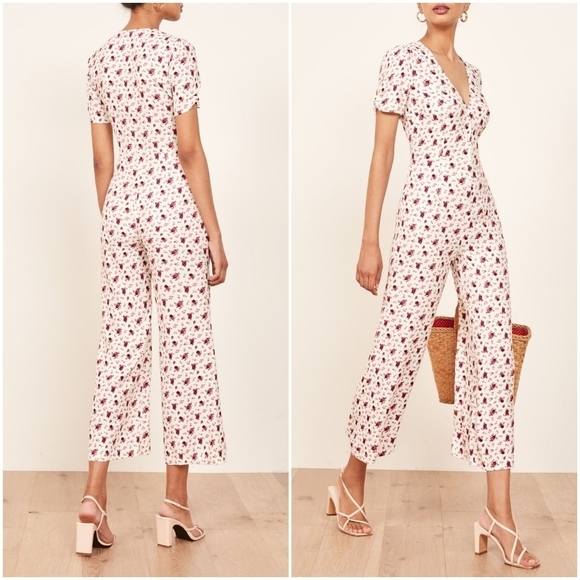 Reformation France Jumpsuit in Ambrosia NEW - Picture 1 of 10